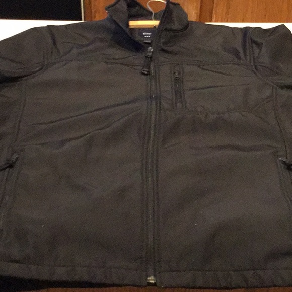 L FleeceLinedGap blackathleticjacket  2 inner&3 outer pockets❤️Likeit4price drop - Picture 12 of 16